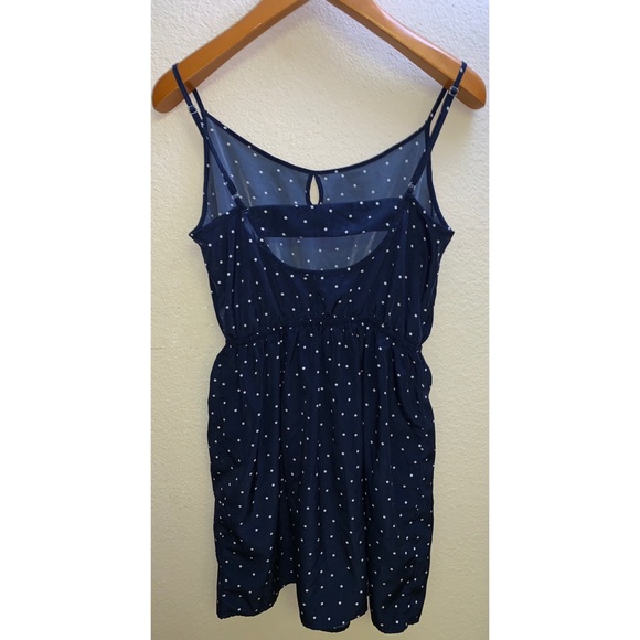 Blue&White Polka Dot Dress - Picture 2 of 3